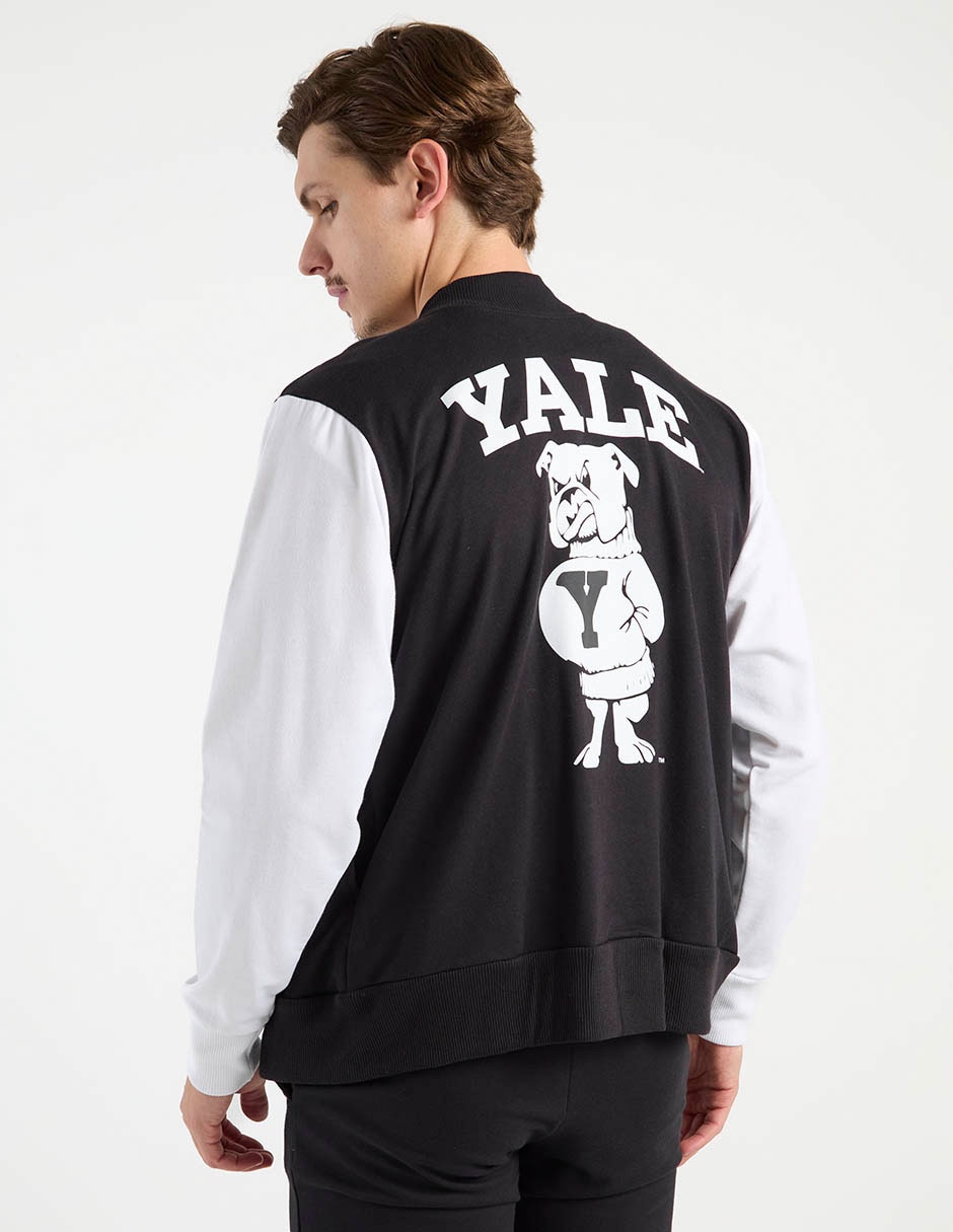 Chamarra casual Yale con bolsillos para hombre 6