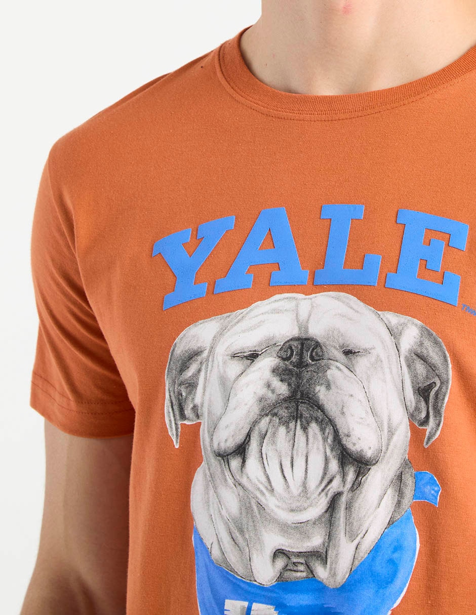 Playera Yale University cuello redondo para hombre 4