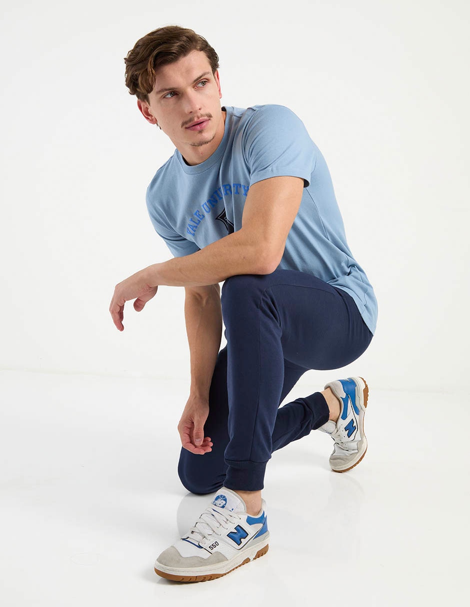 Playera Yale University cuello redondo para hombre 7