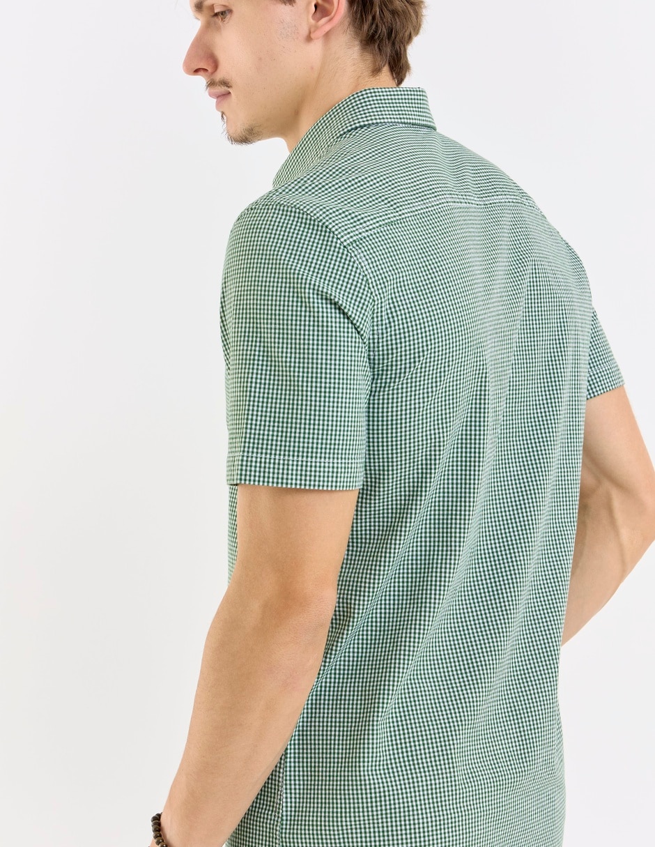 Camisa casual manga corta para hombre 5