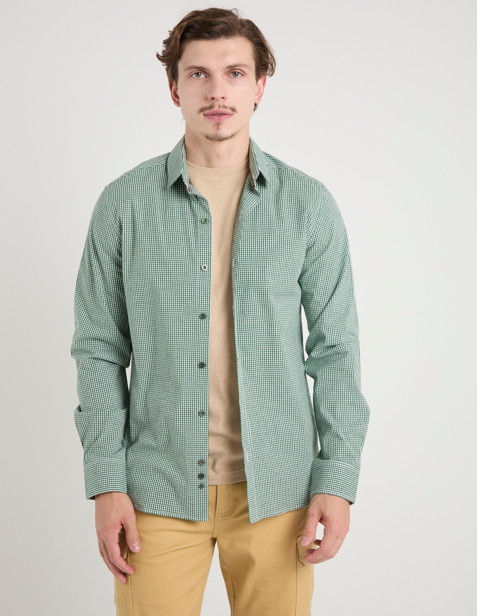 Camisa casual manga larga para hombre Camisa casual manga larga para hombre