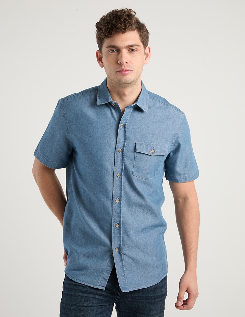 Camisa casual manga corta para hombre Camisa casual manga corta para hombre