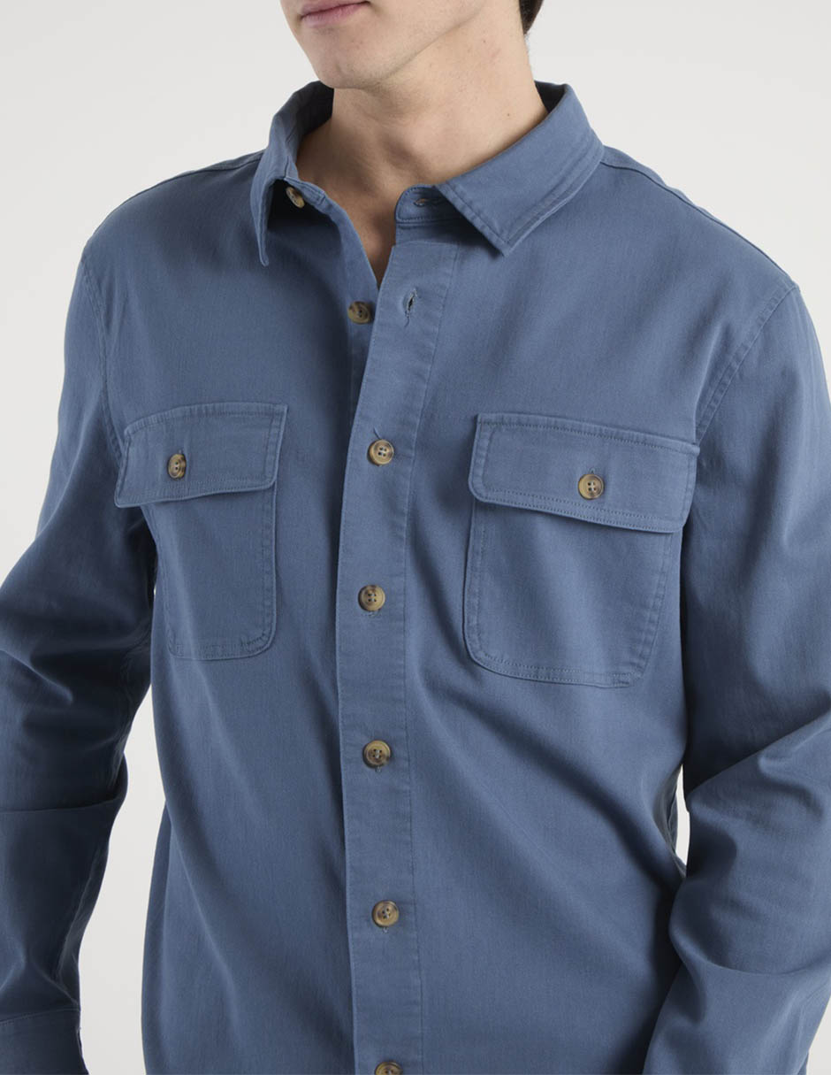 Camisa Casual Mossimo Manga Larga para Hombre