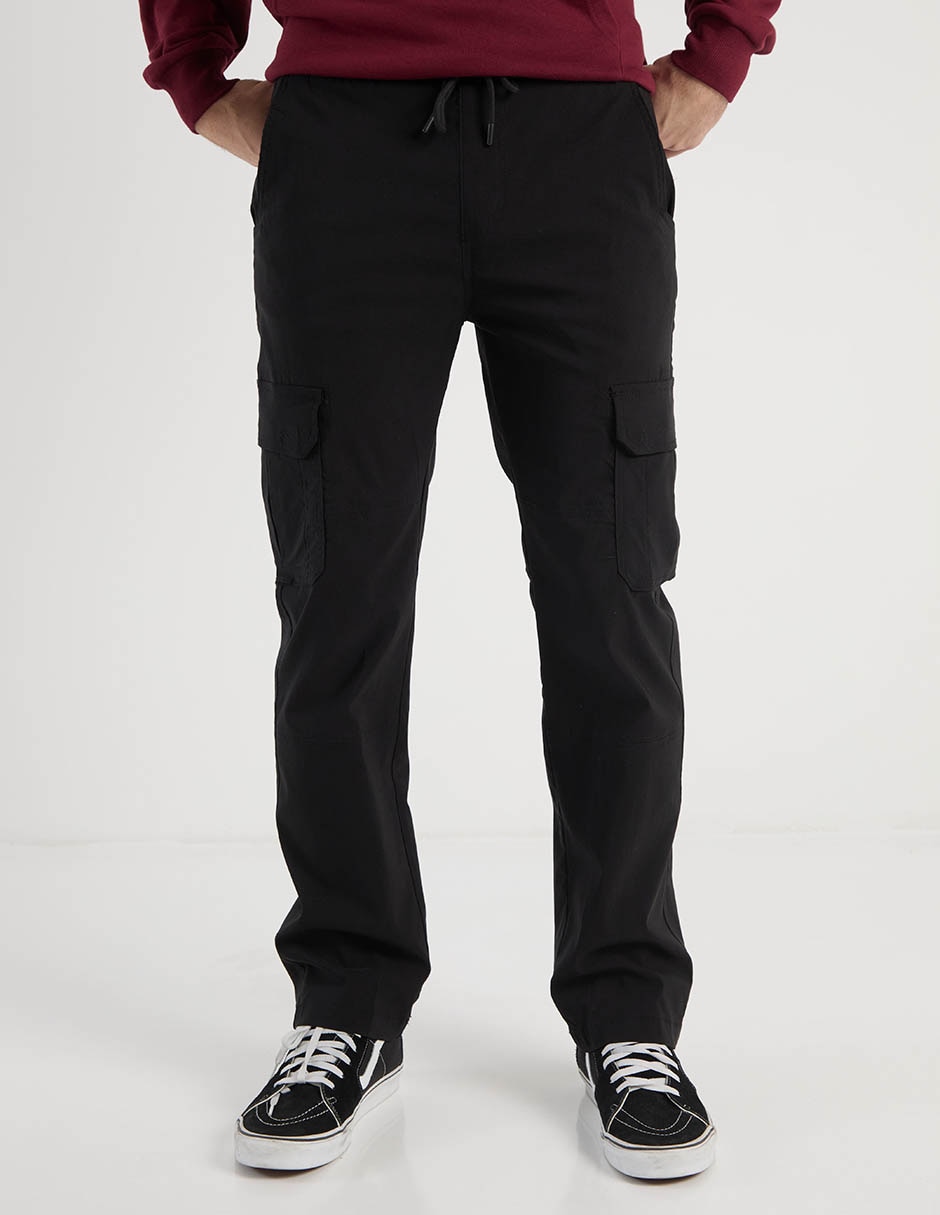 Pantalón cargo regular de algodón para hombre Pantalón cargo regular de algodón para hombre