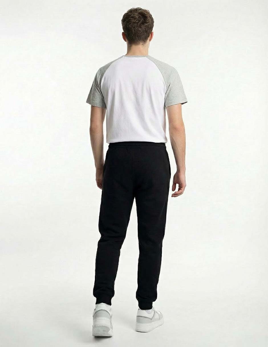Jogger slim estampado gráfico con bolsillos para hombre 2